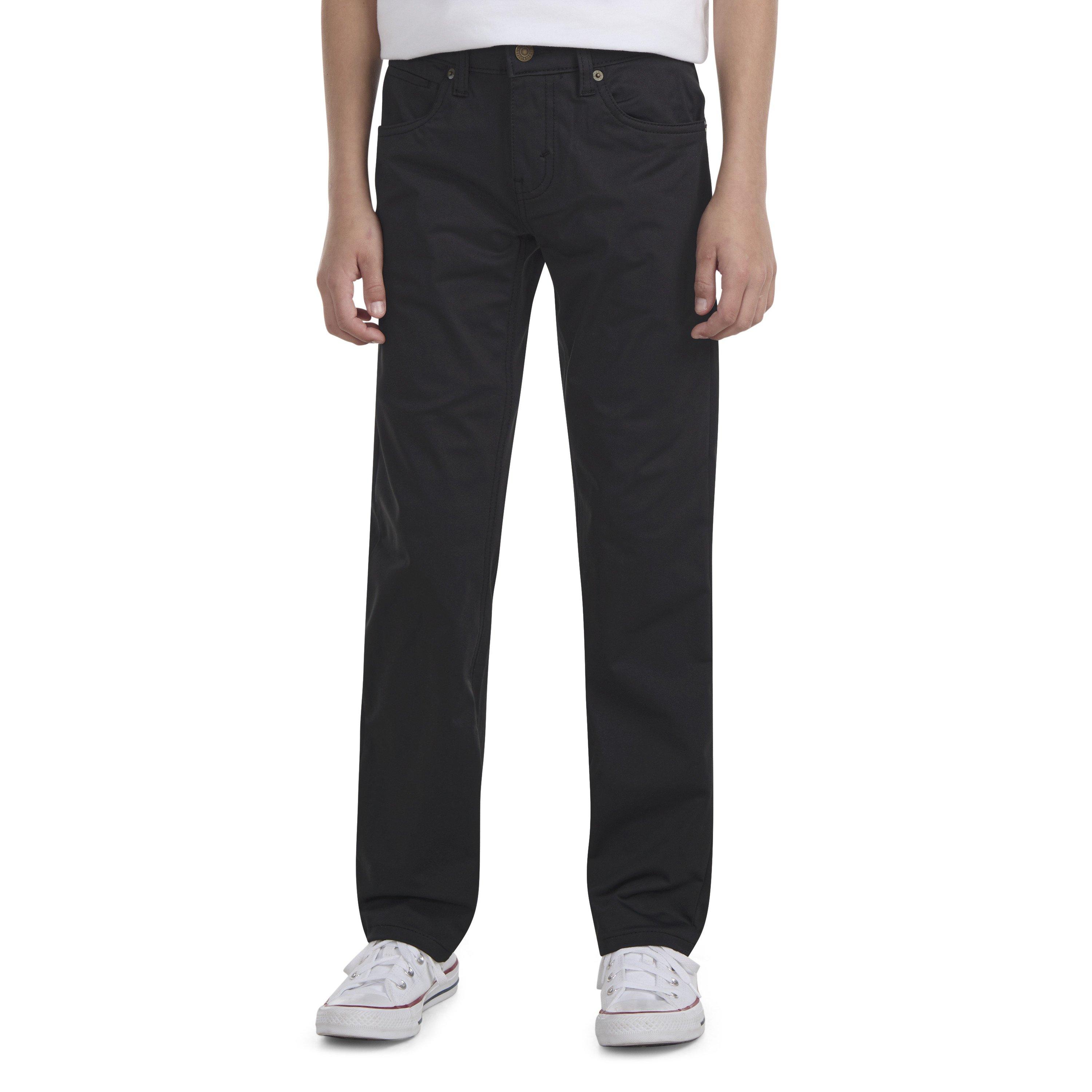 Levi's Big Boys' 511 Slim Tech Pants - Black - BLACK